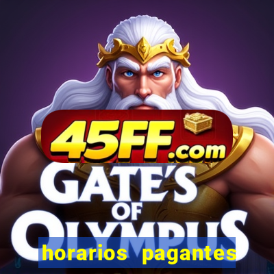 horarios pagantes esporte da sorte